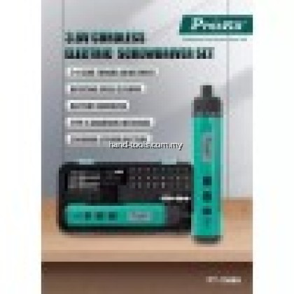 Proskit PT-1366U 3.6V Cordless Electric Screwdriver Set